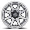 ICON Rebound Pro Titanium Wheel 17x8.5 | 5x114.3 BC (5x4.5) | +0 Offset - fits Ford Explorer ST 2020-2026, Toyota Tacoma 1995-2004, Toyota 4Runner 1996-2002, Nissan Xterra 1999-2004, Nissan Frontier 1998-2004, and 13 more