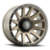 ICON Compression Bronze Wheel 20x10 | 8x180 BC | -19 Offset - fits Chevrolet Silverado 2500HD 2011-2026, Chevrolet Silverado 3500HD SRW 2011-2026, GMC Sierra 2500HD 2011-2026, GMC Sierra 3500HD SRW 2011-2026