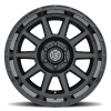 ICON Recoil Gloss Black Wheel 20x10 | 5x127 BC (5x5) | -24 Offset - fits Jeep Grand Cherokee SRT 2006-2021, Jeep Grand Cherokee Trackhawk 2018-2021, Dodge Durango SRT 2018-2026, Jeep Wrangler JL 2018-2026, Jeep Wrangler JK 2007-2018, and 10 more