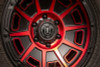 ICON Victory 17x8.5 6x5.5 0mm Offset 4.75in BS Satin Black w/Red Tint Wheel - 3017858347SBRT