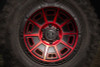 ICON Victory 17x8.5 5x4.5 0mm Offset 4.75in BS Satin Black w/Red Tint Wheel - 3017856547SBRT