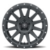 ICON Compression Satin Black Wheel 20x10 | 6x139.7 BC (6x5.5) | -19 Offset - fits Chevrolet Silverado 1500 1999-2026, GMC Sierra 1500 1999-2026, Chevrolet Tahoe 1992-2026, Chevrolet Suburban 1992-2026, GMC Yukon 1992-2026, and 25 more