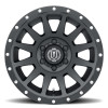 ICON Compression Satin Black Wheel 18x9 | 6x135 BC | +6 Offset - fits Ford F-150 2004-2026, Ford F-150 Raptor 2010-2026, Ford Expedition 2003-2026, Lincoln Navigator 2003-2026, Lincoln Mark LT 2006-2014