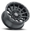 ICON Compression Satin Black Wheel 18x9 | 6x135 BC | +6 Offset - fits Ford F-150 2004-2026, Ford F-150 Raptor 2010-2026, Ford Expedition 2003-2026, Lincoln Navigator 2003-2026, Lincoln Mark LT 2006-2014