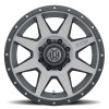ICON Rebound Titanium Wheel 20x9 | 8x180 BC | +12 Offset - fits Chevrolet Silverado 2500HD 2011-2026, Chevrolet Silverado 3500HD SRW 2011-2026, GMC Sierra 2500HD 2011-2026, GMC Sierra 3500HD SRW 2011-2026
