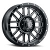 ICON Alpha Gloss Black Wheel 20x9 | 8x170 BC | +0 Offset - fits Ford F-250 Super Duty 1999-2026, Ford F-350 Super Duty SRW 1999-2026, Ford Excursion 2000-2005