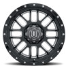 ICON Alpha Gloss Black Wheel 20x9 | 6x135 BC | +16 Offset - fits Ford F-150 2004-2026, Ford F-150 Raptor 2010-2026, Ford Expedition 2003-2026, Lincoln Navigator 2003-2026, Lincoln Mark LT 2006-2014