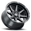 ICON Bandit Gloss Black Wheel 20x10 | 6x135 BC - fits Ford F-150 2004-2026, Ford F-150 Raptor 2010-2026, Ford Expedition 2003-2026, Lincoln Navigator 2003-2026, Lincoln Mark LT 2006-2014