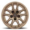 ICON Vector 5 Bronze Wheel 17x8.5 | 5x150 BC | +25 Offset - fits Toyota Land Cruiser 1998-2021, Toyota Tundra 2000-2021, Toyota Sequoia 2001-2022, Lexus LX470 1998-2007, Lexus LX570 2008-2021
