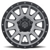 ICON Compression Titanium Wheel 17x8.5 | 5x150 BC | +25 Offset - fits Toyota Land Cruiser 1998-2021, Toyota Tundra 2000-2021, Toyota Sequoia 2001-2022, Lexus LX470 1998-2007, Lexus LX570 2008-2021