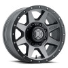 ICON Rebound HD Titanium Wheel 18x9 | 8x170 BC | +6 Offset - fits Ford F-250 Super Duty 1999-2026, Ford F-350 Super Duty SRW 1999-2026, Ford Excursion 2000-2005