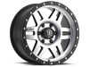 ICON Six Speed 17x8.5 5x5 -6mm Offset 4.5in BS 94mm Bore Satin Black/Machined Wheel - 1417857345MB