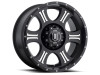 ICON Shield Satin Black Wheel 20x9 | 8x165.1 BC (8x6.5) | +19 Offset - fits Ram 2500 1994-2026, Ram 3500 SRW 1994-2026, Chevrolet Silverado 2500 (pre-2011), Chevrolet Silverado 3500 (pre-2011), GMC Sierra 2500 (pre-2011), and 6 more