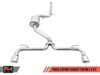 AWE Tuning Volkswagen GTI MK7.5 2018-2021 2.0T Track Edition Exhaust w/Chrome Silver Tips 102mm | 3020-32042