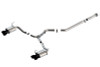 Borla 15-19 Subaru WRX/STI 2.5L Turbo 3in S-Type Catback Exhaust - 2.5in Black Chrome Tips