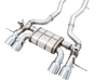 AWE SwitchPath Catback Exhaust for BMW G8X M3/M4 - Chrome Silver Tips - 3025-43480