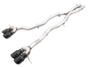 AWE Track Edition Catback Exhaust for BMW G8X M3/M4 - Diamond Black Tips - 3020-42482