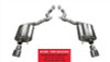 Corsa 15-16 Ford Mustang GT Convertible 5.0L V8 Polished Sport Axle-Back Exhaust