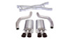 Corsa 06-13 Chevrolet Corvette C6 Z06 7.0L V8 Black Sport Cat-Back Exhaust