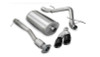 Corsa 10-10 GMC Sierra Denali 6.2L V8 3in Cat-Back Single Side w Twin 4in Black Pro-Series Tips