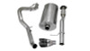 Corsa 07-08 Chevrolet Avalanche 6.0L V8 3in Cat-Back Single Side w Twin 4in Black Pro-Series Tips
