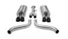 Corsa 86-91 Chevrolet Corvette C4 5.7L V8 L98 Black Sport Cat-Back Exhaust