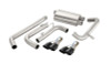 Corsa 98-02 Chevrolet Camaro Convertible Z28 5.7L V8 LS1 Black Tip Sport Cat-Back Exhaust