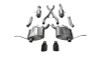 Corsa 11-21 Jeep Grand Cherokee 3.6L 2.5in Dual Rear Exit Sport Exhaust w/ 4.5in Black Tips