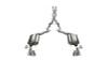 Corsa 18-20 Ford Mustang GT Convertible w/o Active Valves Sport Cat-Back w/ Polished 4in Tips