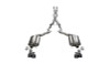 Corsa 18-20 Ford Mustang GT Convertible w/o Active Valves Sport Cat-Back w/ Black PVD 4in Tips