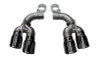 Corsa 2017-2023 Chevy Camaro ZL1 2.75in Inlet / 4.0in Outlet Black PVD Tip Kit (For Corsa Exhaust Only)