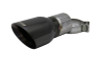 Corsa Single Universal 3.0in Inlet / 4.0in Outlet Black PVD Pro-Series Tip Kit