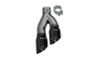 Corsa Universal Stainless Steel Exhaust Single Side Exit w/ 4in Black PVD Pro-Series Tip