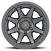 ICON Rebound Pro Satin Black Wheel 17x8.5 product photo