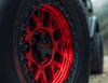 Weld Off-Road W133 20X10 Cinch 8X180 ET-18 BS4.75 Candy Red / Satin Black Ring 124.3 Wheel \ 2011-2024 Silverado / Sierra (2500 / 3500 HD) | W13300018476
