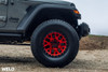 Weld Off-Road 17X9 Cinch 6X135 / 6X139.7 ET-12 BS4.50 Candy Red / Satin Black Ring 106.1 Wheel | 2009-2025 F-150 | 2010-2025 Raptor | 2010-2025 Expedition | 2019-2025 Ram 1500 | Silverado / Sierra 1500 | Bronco GEN6 | Toyota Trucks | W13379098450