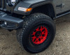 Weld Off-Road 17X9 Cinch 6X135 / 6X139.7 ET-12 BS4.50 Candy Red / Satin Black Ring 106.1 Wheel | 2009-2025 F-150 | 2010-2025 Raptor | 2010-2025 Expedition | 2019-2025 Ram 1500 | Silverado / Sierra 1500 | Bronco GEN6 | Toyota Trucks | W13379098450