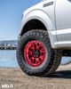 Weld Off-Road W905 17X9 Cinch Beadlock 6X135 6X139.7 ET-12 BS4.50 Candy Red / Red Ring 106.1 Wheel | 2009-2024 F-150 | 2010-2024 Raptor | 2010-2024 Expedition | 2019-2024 Ram 1500 | Silverado / Sierra 1500 | W90579098450