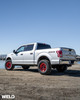 Weld Off-Road W905 17X9 Cinch Beadlock 6X135 6X139.7 ET-12 BS4.50 Candy Red / Red Ring 106.1 Wheel | 2009-2024 F-150 | 2010-2024 Raptor | 2010-2024 Expedition | 2019-2024 Ram 1500 | Silverado / Sierra 1500 | W90579098450
