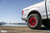 Weld Off-Road W905 17X9 Cinch Beadlock 6X135 6X139.7 ET-12 BS4.50 Candy Red / Red Ring 106.1 Wheel | 2009-2024 F-150 | 2010-2024 Raptor | 2010-2024 Expedition | 2019-2024 Ram 1500 | Silverado / Sierra 1500 | W90579098450