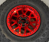 Weld Off-Road W905 17X9 Cinch Beadlock 5X127 5X139.7 ET-12 BS4.50 Candy Red / Red Ring 87.1 Wheel | Wrangler JK JL | Gladiator JT |1994-2019 Ram 1500 (Classic) | Jeep CJ | 1966-1996 Bronco | W90579057450