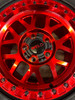 Weld Off-Road W905 17X10 Cinch Beadlock 5X127 5X139.7 ET-24 BS4.50 Candy Red / Red Ring 87.1 Wheel | Wrangler JK JL | Gladiator JT |1994-2019 Ram 1500 (Classic) | Jeep CJ | 1966-1996 Bronco | W90570057450