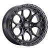 Weld Off-Road W108 Satin Black / Black Ring Wheel 20x9 | 6x139.7 BC (6x5.5) - fits Chevrolet Silverado 1500 1999-2026, GMC Sierra 1500 1999-2026, Chevrolet Tahoe 1992-2026, Chevrolet Suburban 1992-2026, GMC Yukon 1992-2026, and 25 more
