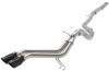 aFe Takeda 2-1/2in SS-304 Cat-Back Exhausts w/ Black Tip 13-17 Hyundai Veloster L4-1.6L - 49-37018-B