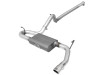 aFe Scorpion 2-1/2in Alum Steel Cat-Back Exhaust w/Pol Tip 07-18 Jeep Wrangler (JK) V6-3.6L/3.8L - 49-08045-P