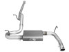 aFe Scorpion 2-1/2in Alum Steel Cat-Back Exhaust w/Pol Tip 07-18 Jeep Wrangler (JK) V6-3.6L/3.8L - 49-08045-P