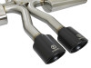 aFe Takeda 3in 304 SS Cat-Back Exhaust System w/ Black Tips 2017+ Honda Civic Si (4dr) I4 1.5L (t) - 49-36621-B