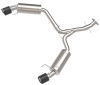 aFe POWER Takeda 06-13 Lexus IS250/IS350 SS Axle-Back Exhaust w/ Carbon Tips - 49-36055-C