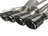 aFe MACHForce XP Axle Back 304SS Exhaust w/ Carbon Fiber Tips 15-19 Chevy Corvette Z06 - 49-34082-1C