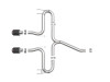 aFe Takeda 2-1/2in 304 SS Axle-Back Exhaust w/Carbon Tips 17-20 Honda Civic Sport L4-1.5L (t) - 49-36625-C
